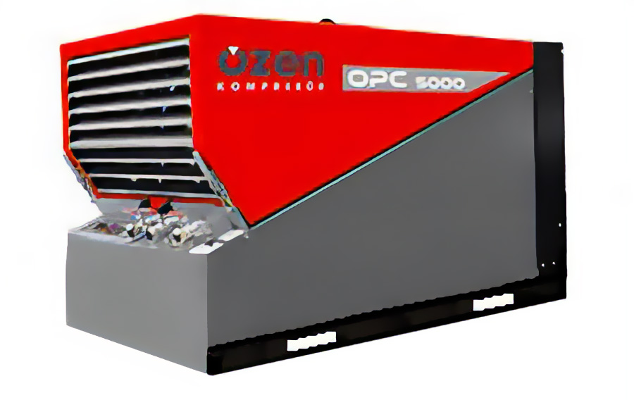 Передвижной компрессор OZEN OPC 5000-7