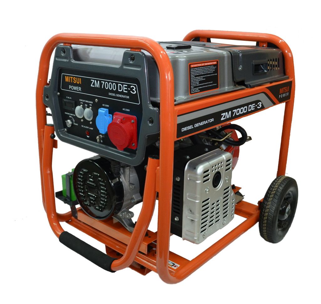 Дизельный генератор Mitsui Power ZM 7000 DE-3