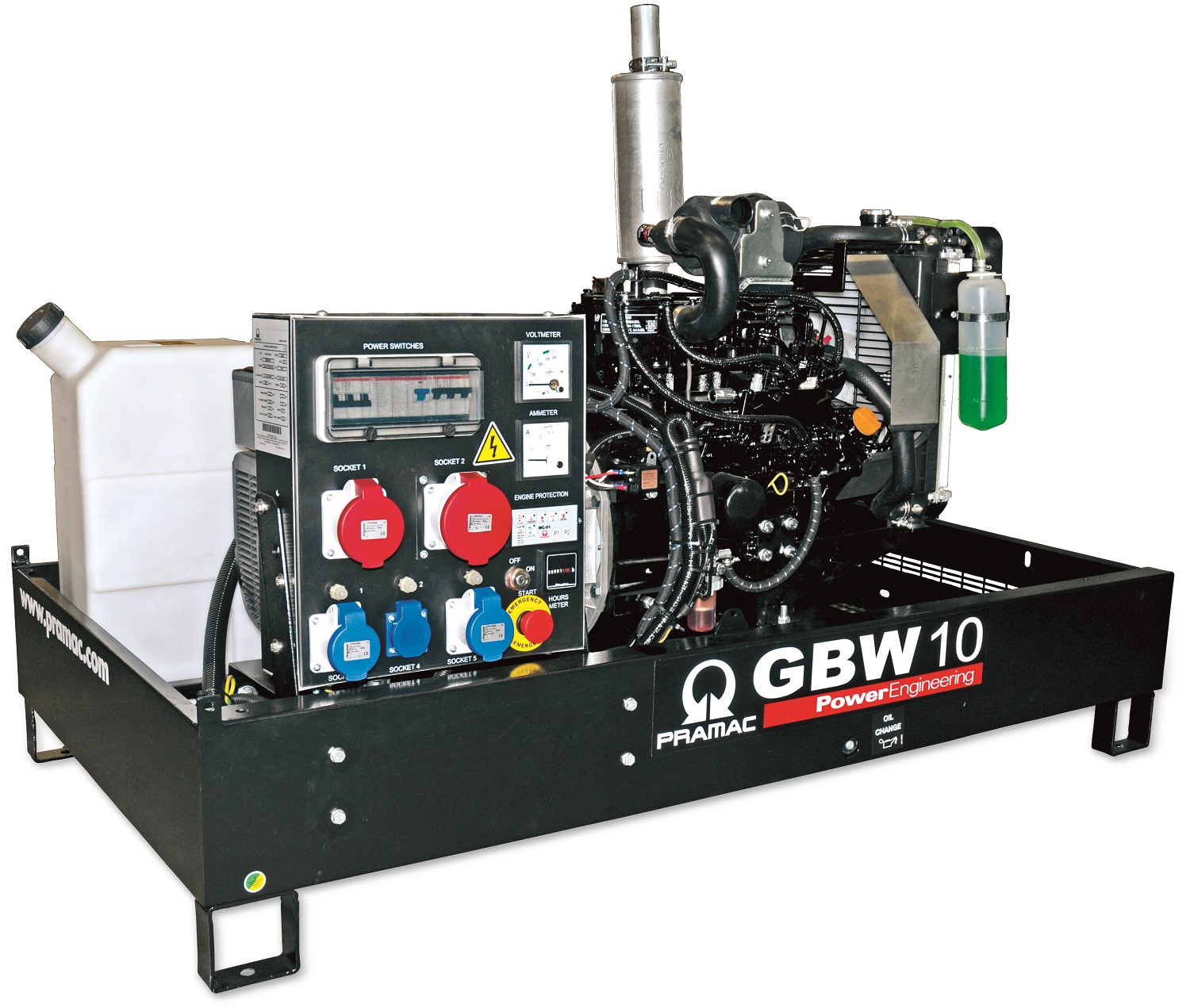 Дизельный генератор Pramac GBW 10 Y 1 фаза
