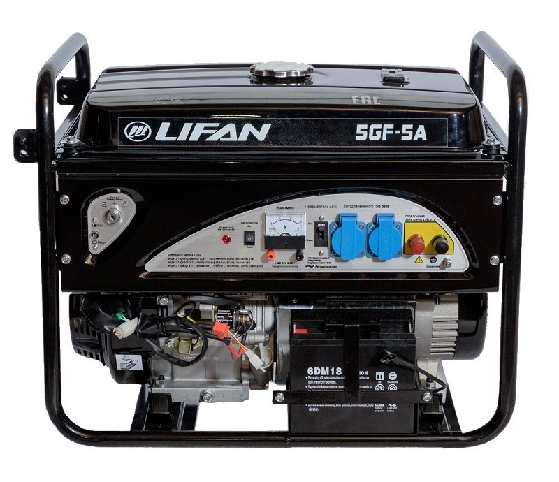 Бензиновый генератор Lifan 5 GF- 5A