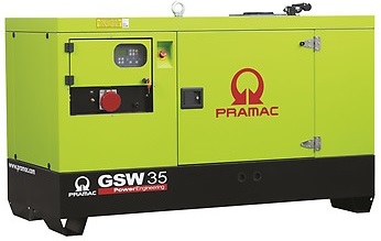 Дизельный генератор Pramac GSW 35 Y в кожухе