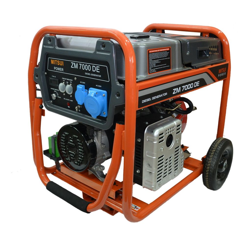 Дизельный генератор Mitsui Power ZM 7000 DE