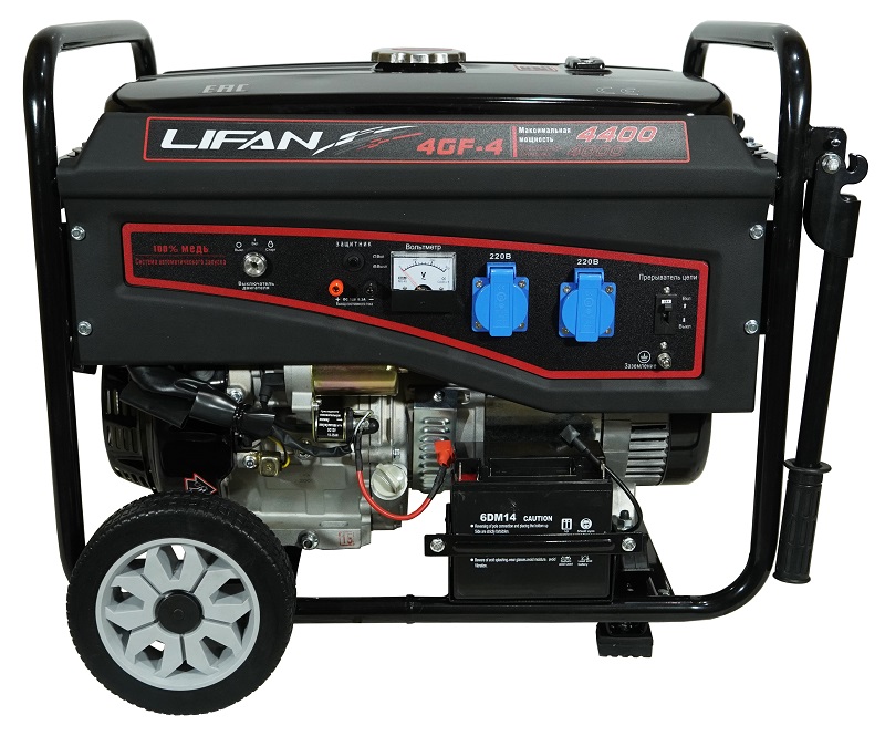 Бензиновый генератор Lifan 4 GF-4 (LF5000E)