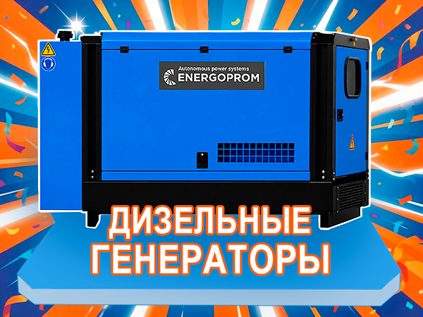 Старт поставок генераторов Energoprom — выгодные условия