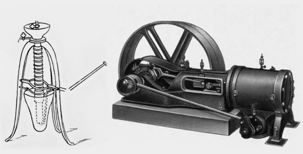 Первый поршневой компрессор изобретен Отто Герике