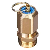 Клапан предохранительный 11 бар 1/2" Air Tek с кольцом ручного сброса VS1211A (миниатюра)