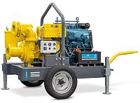 Дизельная мотопомпа Atlas Copco R150DP FKL10 G11 V04 ШАСС (миниатюра)