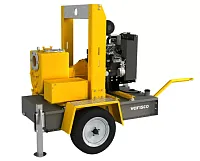 Дизельная мотопомпа VAR 6-400 FZD18 G11 TRAILER (миниатюра)