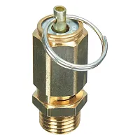 Клапан предохранительный 19 бар 1/4" Air Tek с кольцом ручного сброса VS1419A (миниатюра)