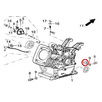 1000019 Кольцо уплотнительное K-180 KOSHIN (миниатюра)