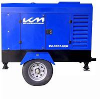 Передвижной компрессор KraftMachine КМ-10/12-ВДШ (миниатюра)