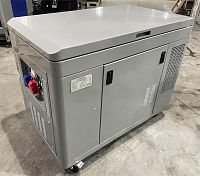 Бензиновый генератор АМПЕРОС LT13000E в кожухе (миниатюра)