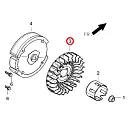 1000082 Крыльчатка K-180 KOSHIN. Основное изображение