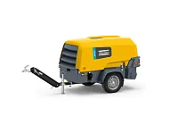 Дизельный винтовой компрессор Atlas Copco XAS 88KD на шасси (миниатюра)