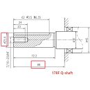Дизельный двигатель REDVOLT 178FE (Q-тип). Дополнительное изображение 8