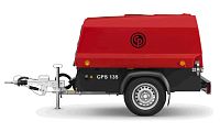 Передвижной компрессор Chicago Pneumatic CPS120 на шасси (миниатюра)