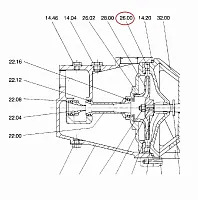 14025130000 Диффузор, поз.26.00 Calpeda (миниатюра)