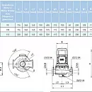 Циркуляционный насос In-Line SAER L-2P 50-125-120. Дополнительное изображение 3