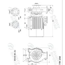 Консольно-моноблочный фланцевый насос PSTG 100-250/450 (N). Дополнительное изображение 2