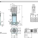 Вертикальный многоступенчатый насосный агрегат Calpeda MXV 80-4804. Дополнительное изображение 1