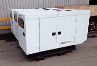 Дизельный генератор АМПЕРОС АД 25-Т400 В в кожухе (миниатюра)