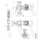 Насос в линию PURITY PTD 150-12.5/4. Дополнительное изображение 3