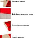 Комбинезон пескоструйщика Вектор ПРОФ с перчатками р-р 56-58/188. Дополнительное изображение 1