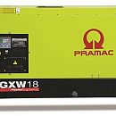 Дизельный генератор Pramac GXW 18 W в кожухе. Основное изображение