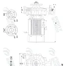 Консольно-моноблочный фланцевый насос PSTG 40-250/150 (N). Дополнительное изображение 2