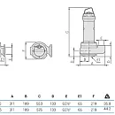 Погружной фекальный насос Zenit DGG 250/2/G65V B0AT. Дополнительное изображение 3
