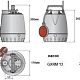 Дренажный насос Calpeda GXR-13 220V. Дополнительное изображение 3