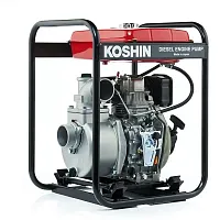 Дизельная мотопомпа для загрязненных вод Koshin SEY-80D (миниатюра)