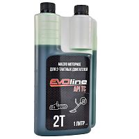 Масло моторное EVOline для 2-х тактных двигателей, полусинтетическое, API TC, 1 л (миниатюра)