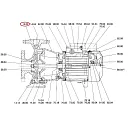 40000410000 Корпус насоса, поз.14.00 Calpeda. Основное изображение