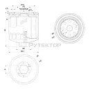 Compair 10654074 =  ETO-0911034 Фильтр масляный (аналог). Дополнительное изображение 2