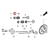 1000041 Седло пружины клапана K-180 KOSHIN (миниатюра)