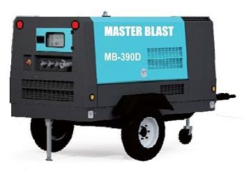 Передвижной компрессор Master Blast MB-390D-10+AC