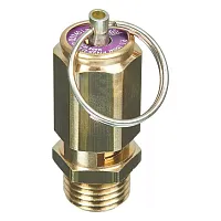 Клапан предохранительный 16 бар 1/2" Air Tek с кольцом ручного сброса VS1216A (миниатюра)