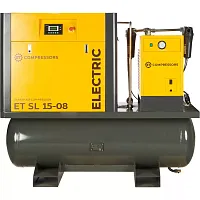 Винтовой компрессор ET-Compressors SL 15-08-410 ES (IP55) с ресивером и осушителем (миниатюра)