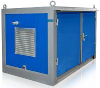 Дизельный генератор SDMO K 12M в контейнере (миниатюра)