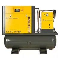 Винтовой компрессор ET-Compressors SL 15-10-410 ES (IP55) с ресивером и осушителем (миниатюра)