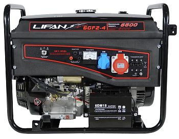 Бензиновый генератор Lifan 6 GF2-4 (LF7000E3)