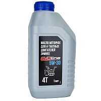 Масло моторное EVOline для 4-х тактных двигателей, синтетическое, SAE 5W-30 API SN/CF, 1л (миниатюра)