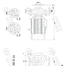 Консольно-моноблочный фланцевый насос PSTG 40-200/75 (N). Дополнительное изображение 2