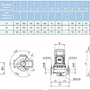 Циркуляционный насос In-Line SAER L-2P 40-100-110. Дополнительное изображение 3