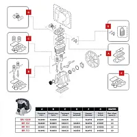 4105290 Ремонтный комплект фильтр в сборе (G) компрессора FINI MK 103, MK113 (миниатюра)