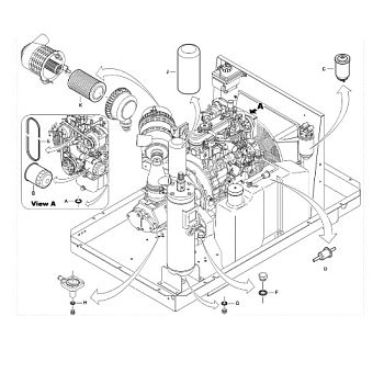 Сервисный набор для ТО компрессоров Chicago Pneumatic CPS90 ТО 500