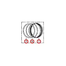 100800201 Набор поршневых колец K-180 KOSHIN. Основное изображение