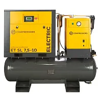 Винтовой компрессор ET-Compressors SL 7,5-10-250 ES (IP55) с ресивером и осушителем (миниатюра)