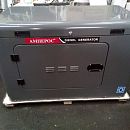 Дизельный генератор АМПЕРОС LDG15000E-3 в кожухе. Основное изображение